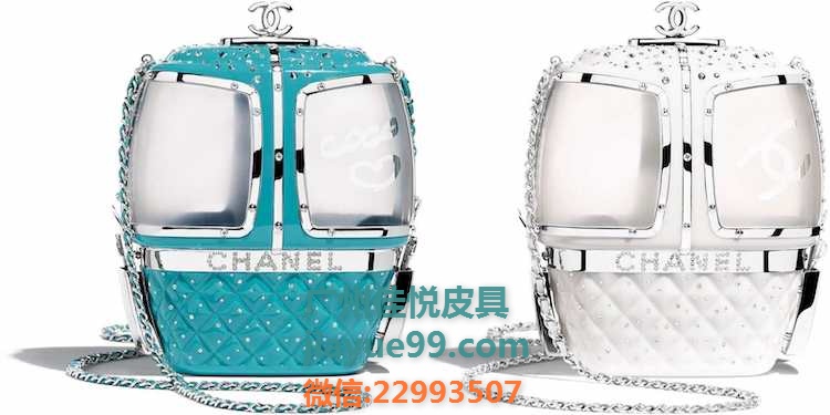 老佛爷最后作品！Chanel「缆车包」登场，纯白与湖水绿设计小香迷必买-2