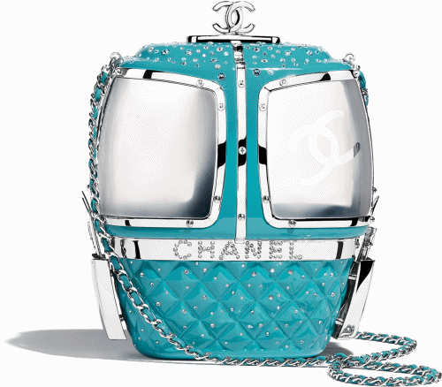 老佛爷最后作品！Chanel「缆车包」登场，纯白与湖水绿设计小香迷必买-3